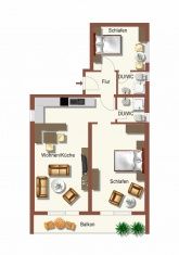 Grundriss Fewo Nr. 7 Grundriss Fewo Nr. 7