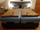 Boxspringbett elektrisch verstellbar Fewo Hortensie