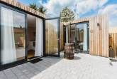 Modernes Tiny House Diva am Weingut