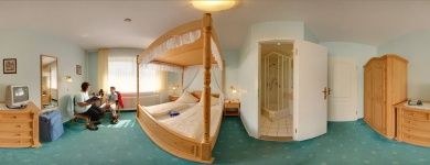 Komfort-Dopplezimmer im Hotel Villa Tummelchen