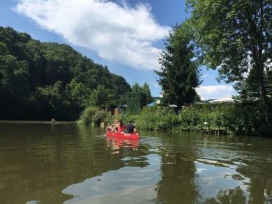 Kanufahren auf der Lahn