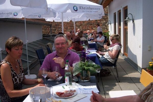 Frühstück auf der Terrasse