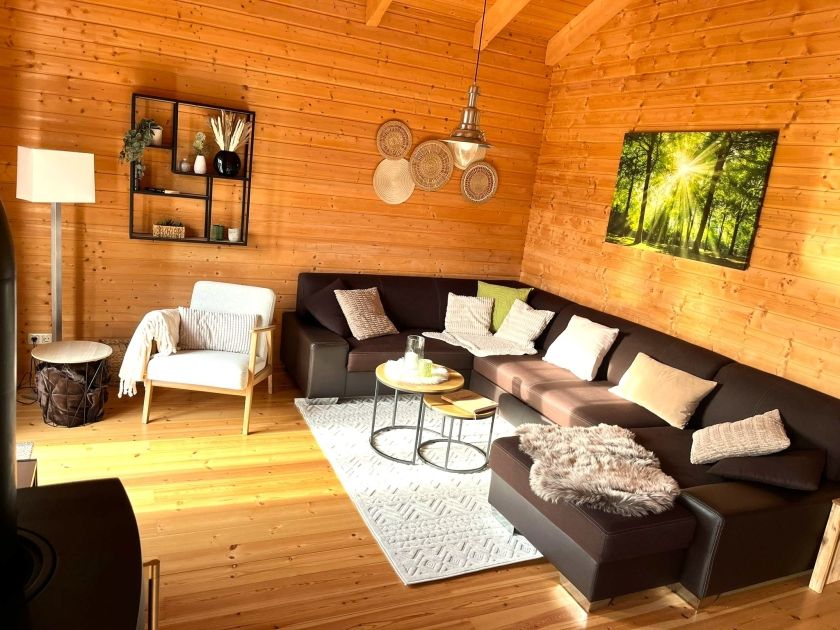 5 Sterne Ferienhaus Susi am idyllischen Waldsee Rieden
