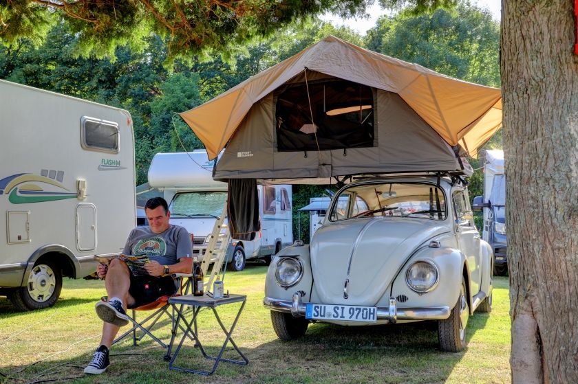 VW Käfer Dachtzelt
