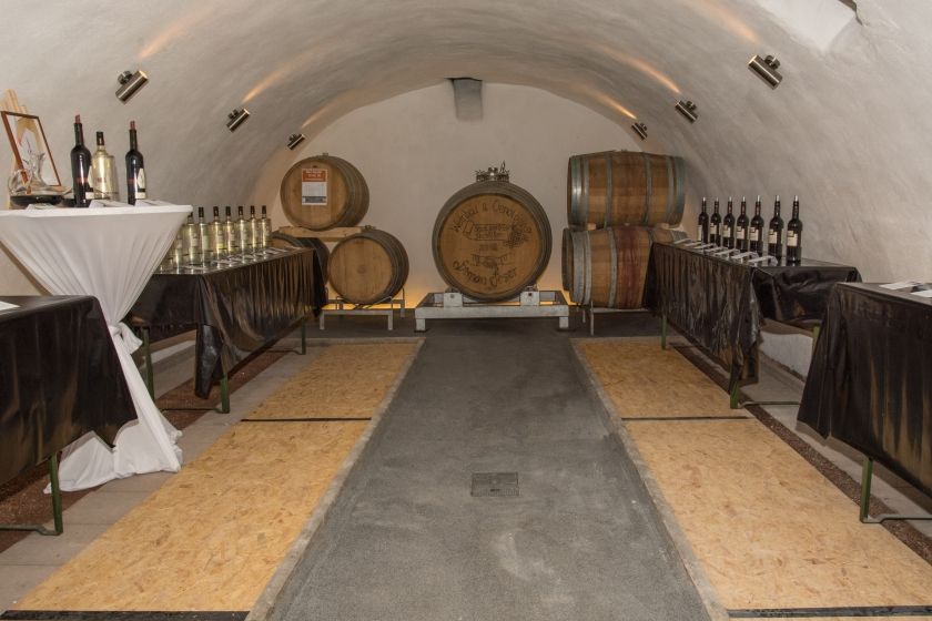 Weinkeller bei Veranstaltung