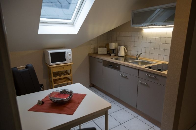 Burgunder Suite Küche