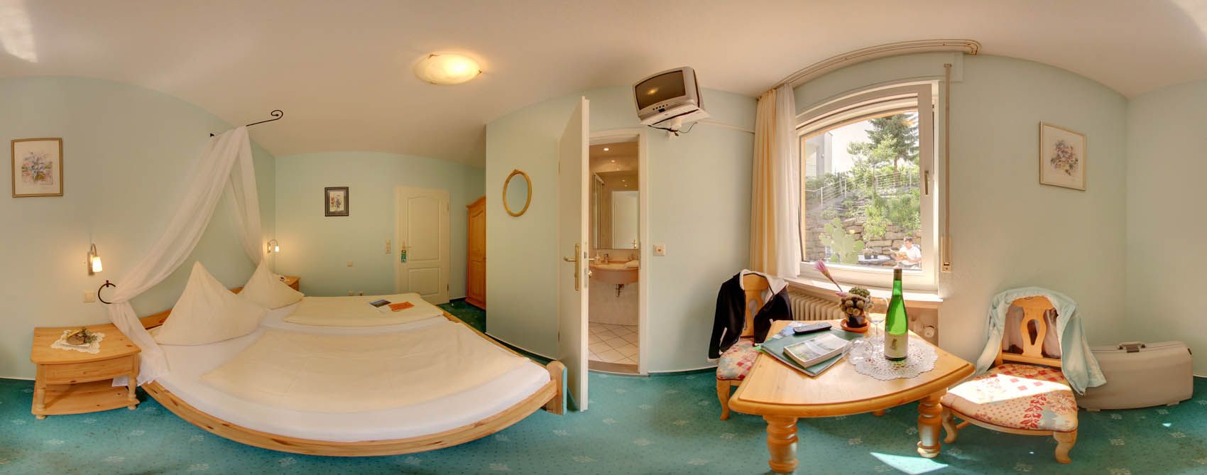 Komfort-Doppelzimmer im Hotel Villa Tummelchen