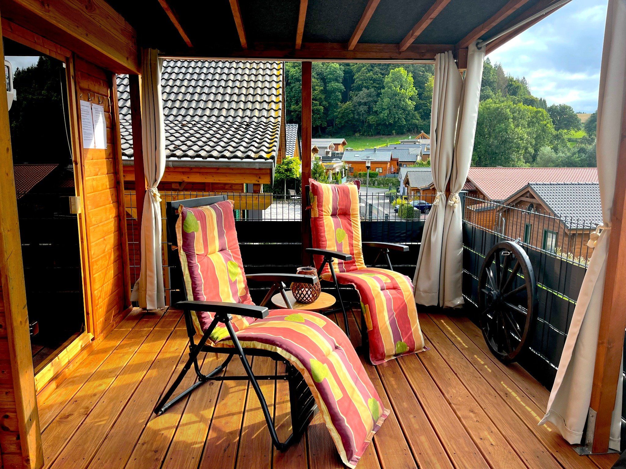 Ferienhaus Annika Liegebereich Sauna