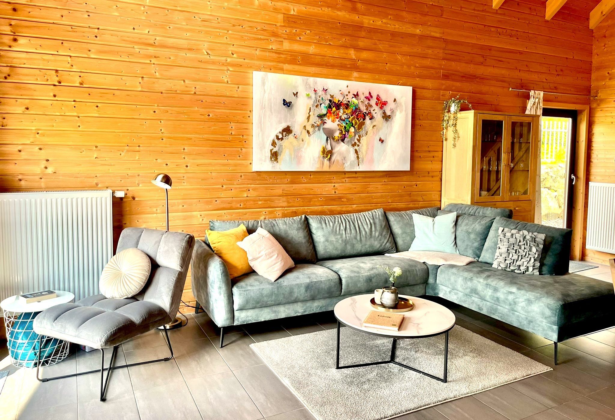 5 Sterne Ferienhaus Tommy am idyllischen Waldsee Rieden