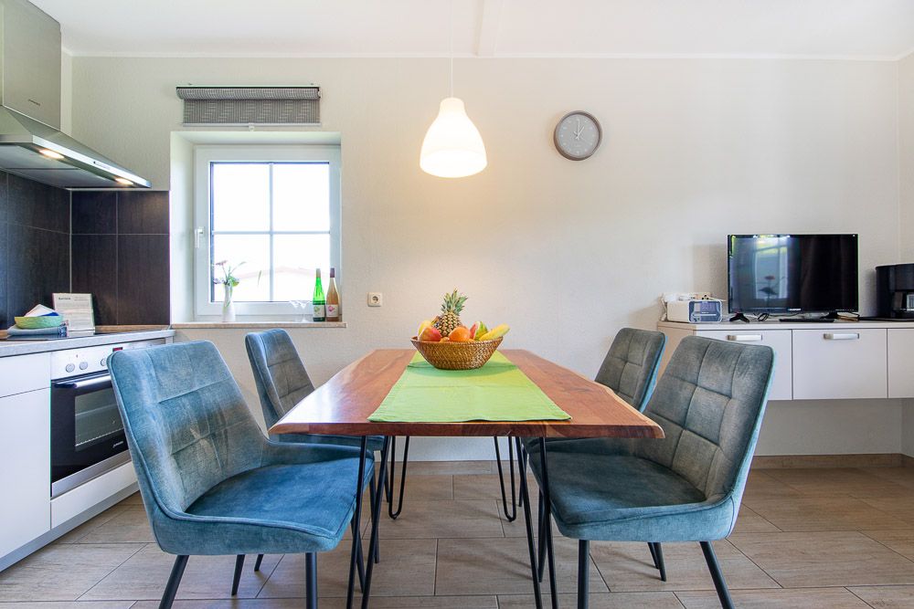 Küche und Essbereich Ferienhaus Sperling