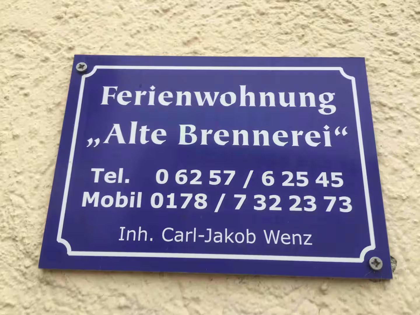 Ferienwohnung Alte Brennerei