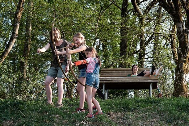 ADAC Saarland vor Ort - Robin Hood am Schaumberg - Mit Pfeil und Bogen durch den Wald