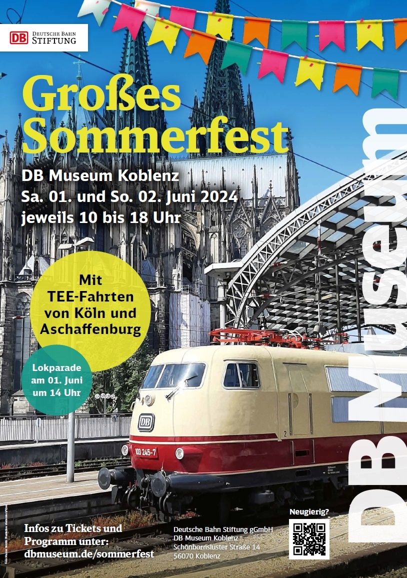 Großes Sommerfest im DB Museum Koblenz